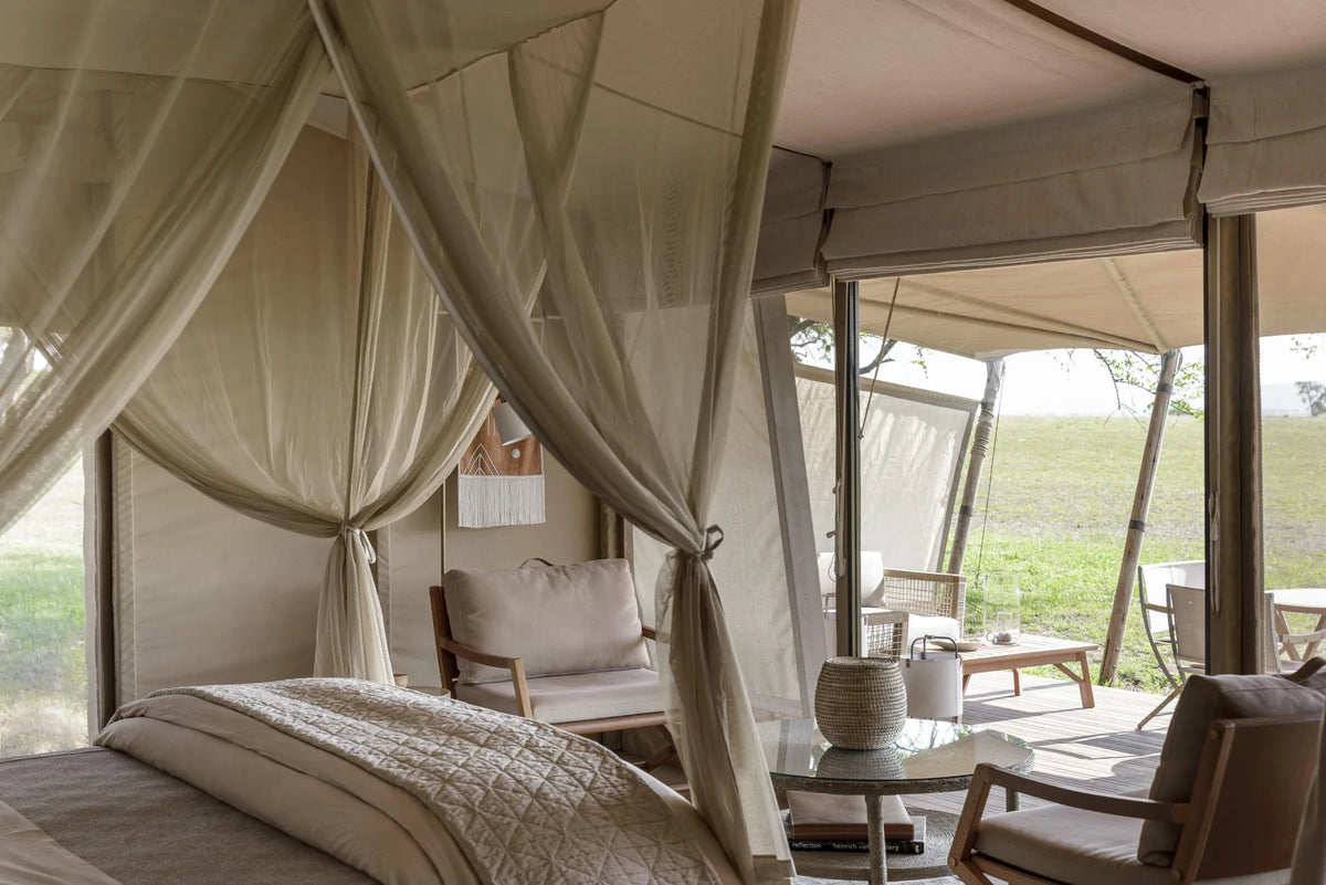 Accommodation at Singita Sabora Tented Camp