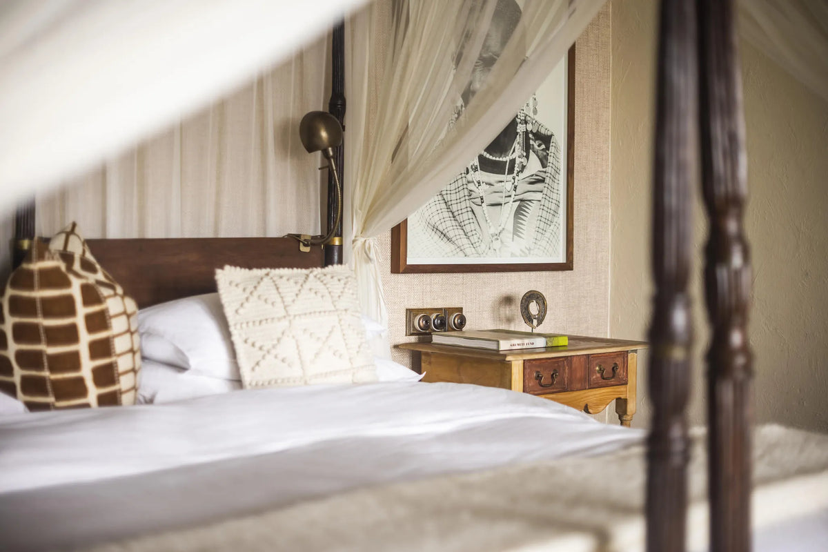 Singita Sasakwa Lodge Bedroom at Singita Sasakwa Lodge, Singita Serengeti Grumeti, Tanzania.