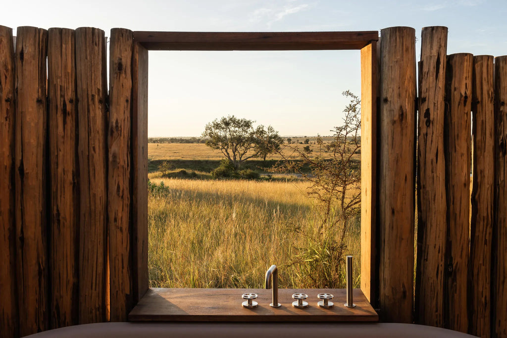 Singita Mara River Tented Camp at Singita Mara River Tented Camp, Northern Serengeti, Tanzania.