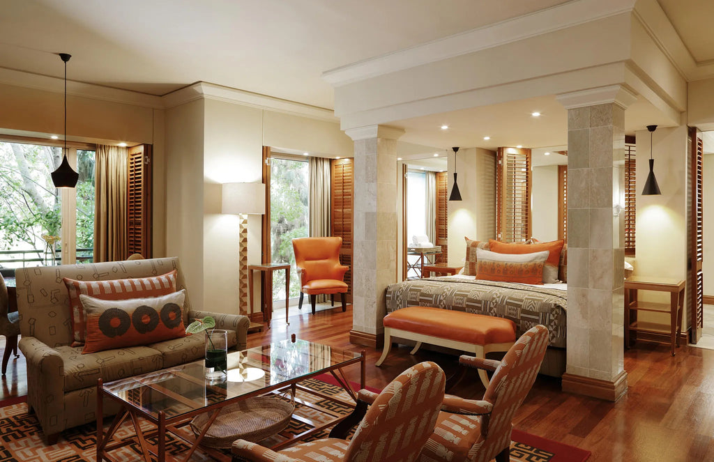 Luxury Suite at Saxon Hotel Villas & Spa, Johannesburg, South Africa.