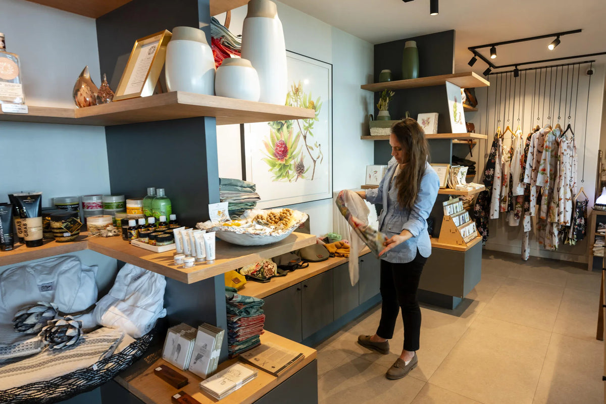 Garden Lodge Shop at Grootbos Private Nature Reserve Garden Lodge, De Kelders, South Africa.