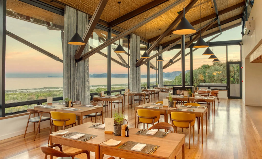 Garden Lodge Restaurant at Grootbos Private Nature Reserve Garden Lodge, De Kelders, South Africa.