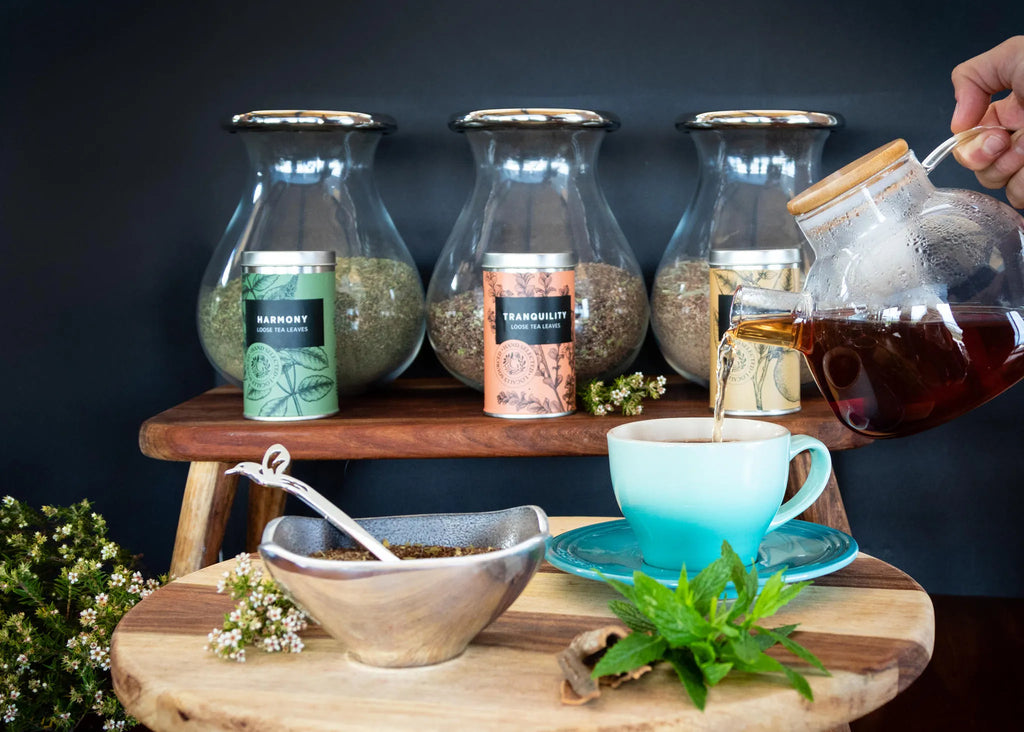 Tea Time at Garden Lodge at Grootbos Private Nature Reserve Garden Lodge, De Kelders, South Africa.