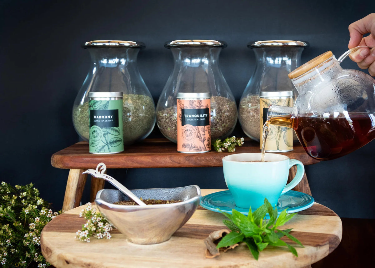 Tea Time at Garden Lodge at Grootbos Private Nature Reserve Garden Lodge, De Kelders, South Africa.